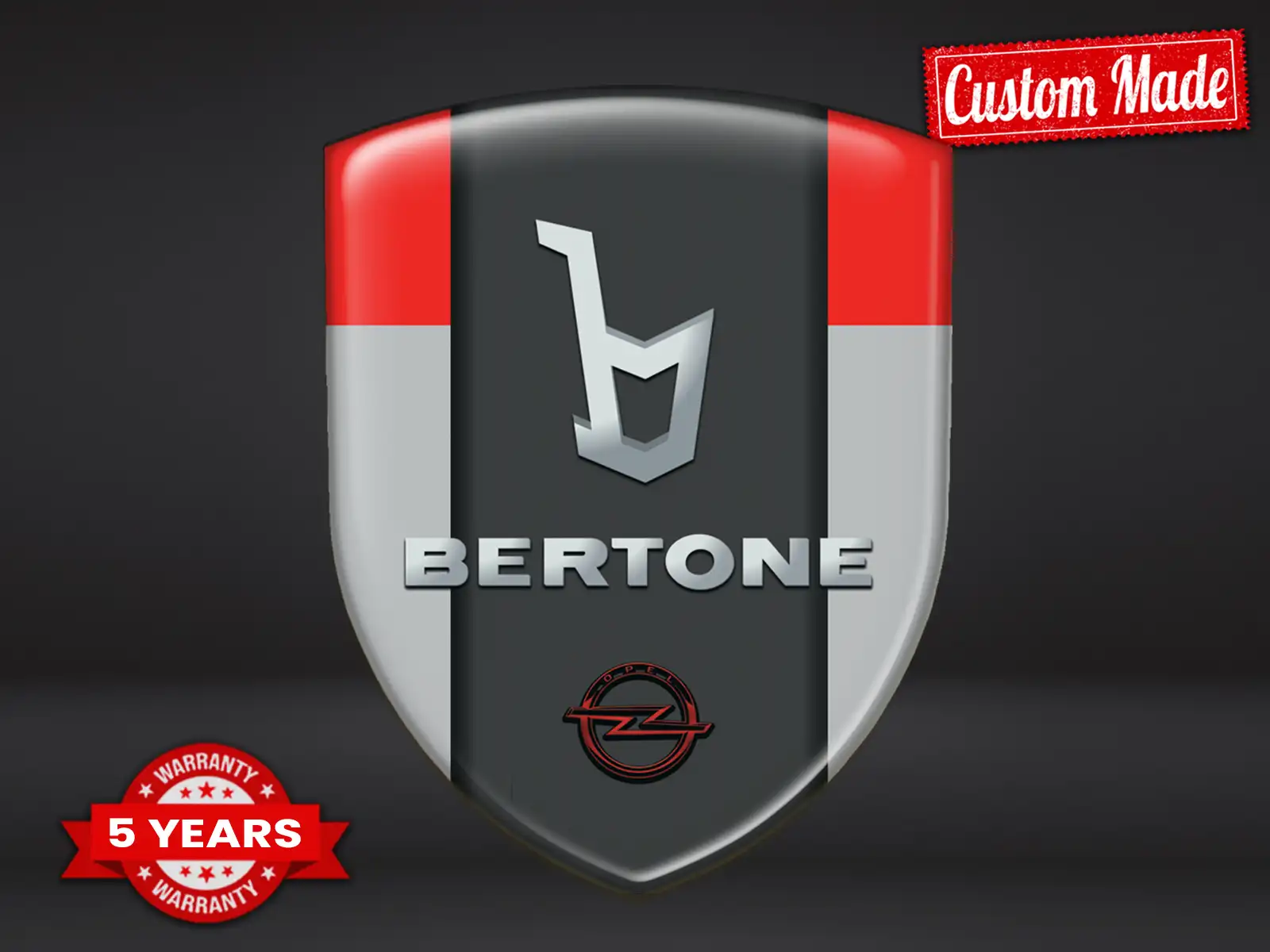 Bertone Autoaufkleber Luxus Universal Stern